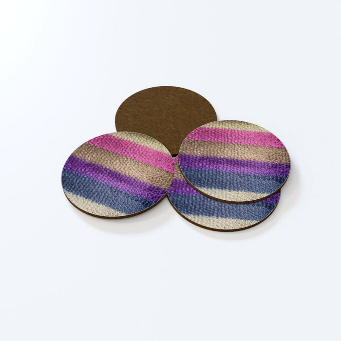 Coasters - Velvet Stripes - CJ Designs - printonitshop