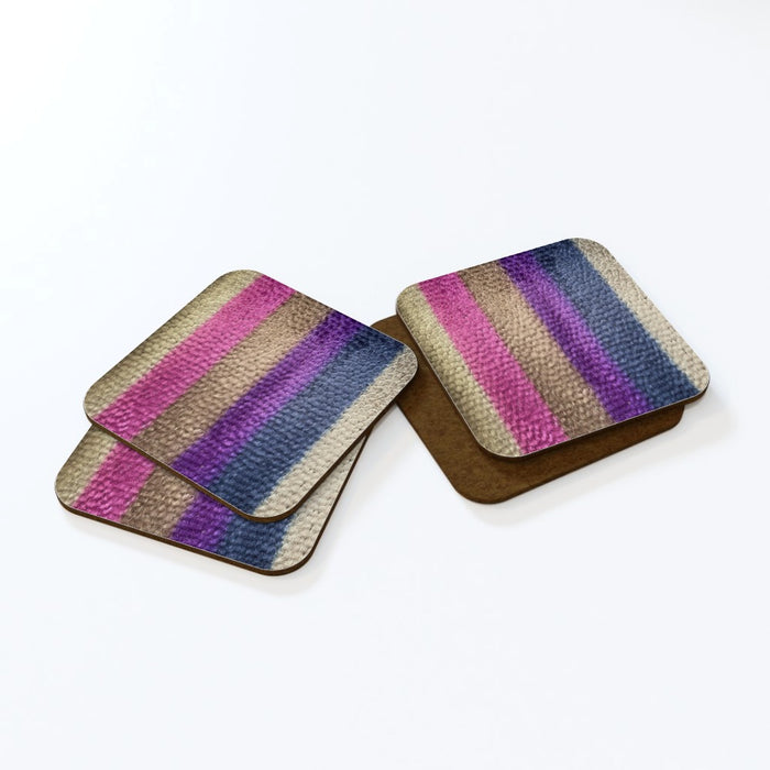 Coasters - Velvet Stripes - CJ Designs - printonitshop