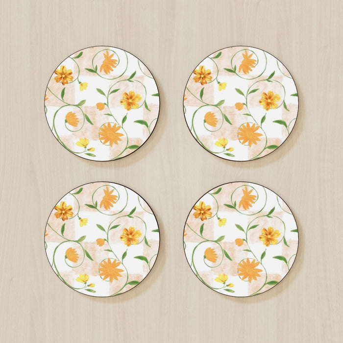 Coasters - Yellow Wall Crawlers - printonitshop