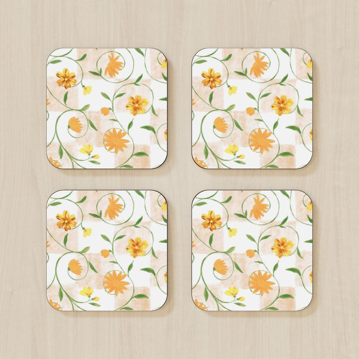 Coasters - Yellow Wall Crawlers - printonitshop