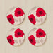 Coasters - Red Flowers - printonitshop