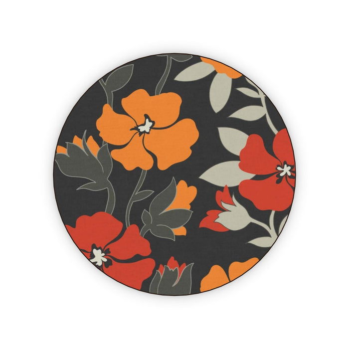 Coasters - Orange Flowers - printonitshop