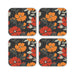 Coasters - Orange Flowers - printonitshop