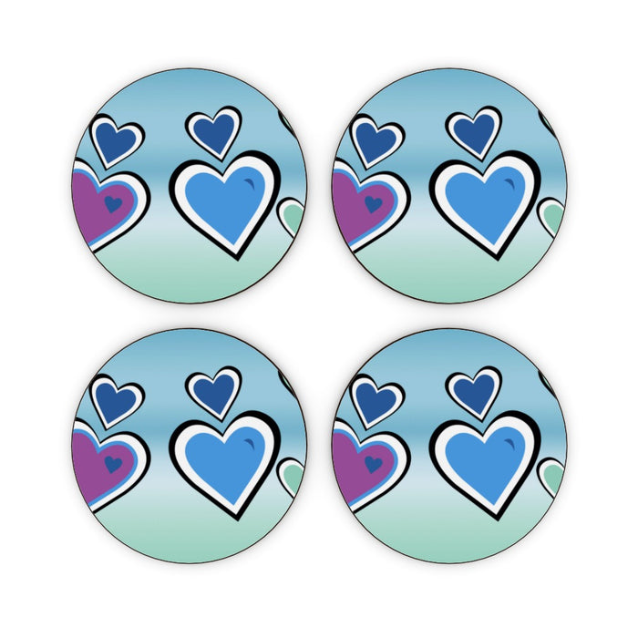 Coasters - Hearts - printonitshop