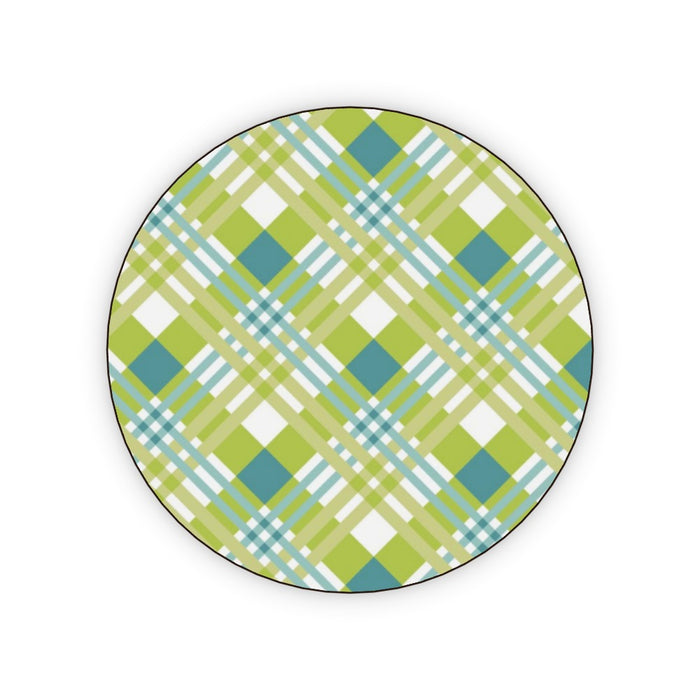 Coasters - Green Cross Stitch - printonitshop