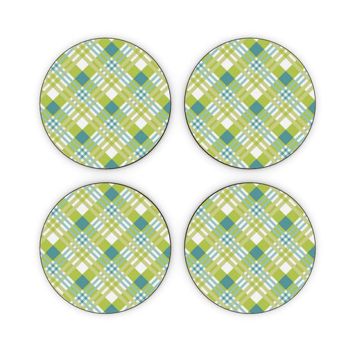 Coasters - Green Cross Stitch - printonitshop