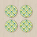 Coasters - Green Cross Stitch - printonitshop