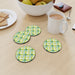 Coasters - Green Cross Stitch - printonitshop