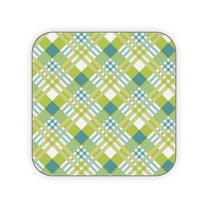 Coasters - Green Cross Stitch - printonitshop