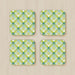 Coasters - Green Cross Stitch - printonitshop