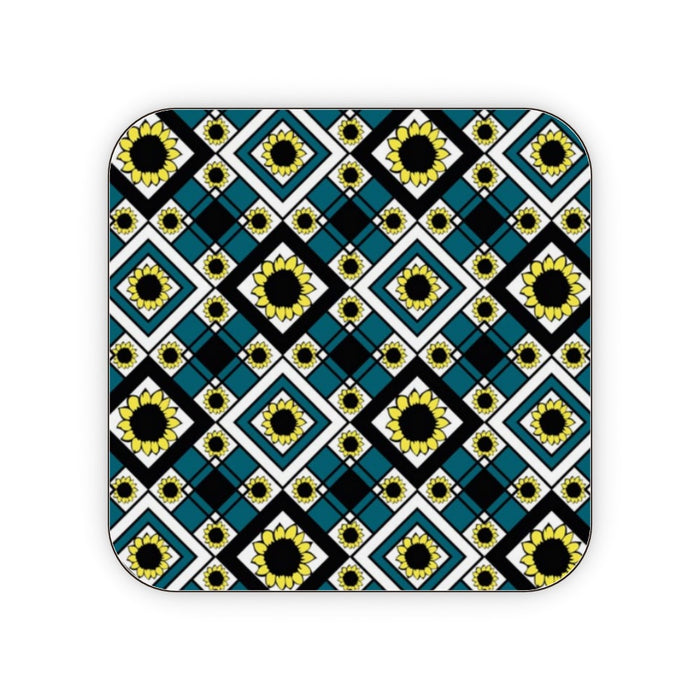 Coasters - Geometric Sunflowers - printonitshop