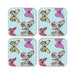 Coasters - Floral Butterflies - printonitshop