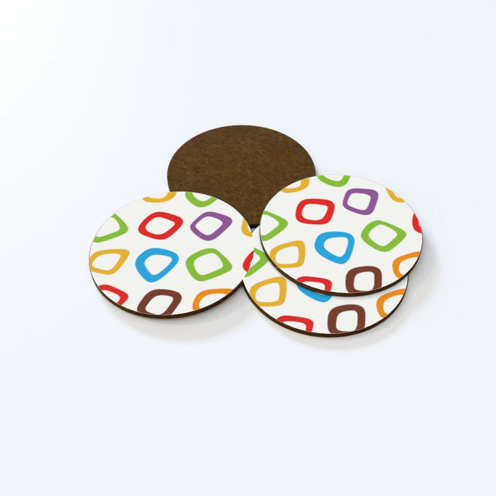 Coasters - Coloured Cherios - printonitshop