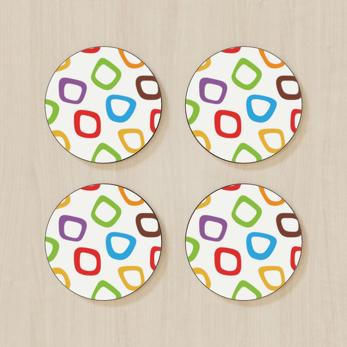 Coasters - Coloured Cherios - printonitshop