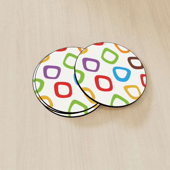 Coasters - Coloured Cherios - printonitshop