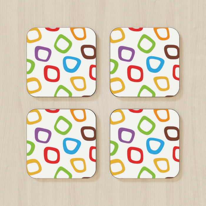 Coasters - Coloured Cherios - printonitshop