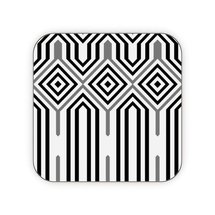 Coasters - Black and White Structure - printonitshop