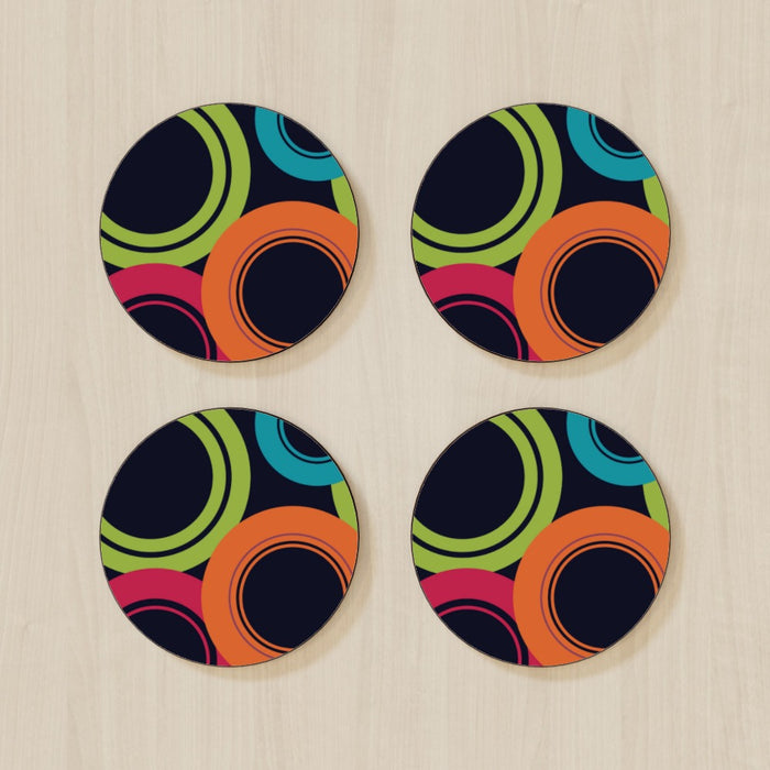 Coasters - Abstract Circles - printonitshop