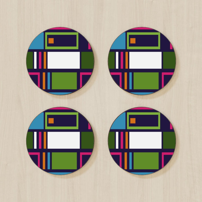 Coasters - Abstract Blocks - printonitshop