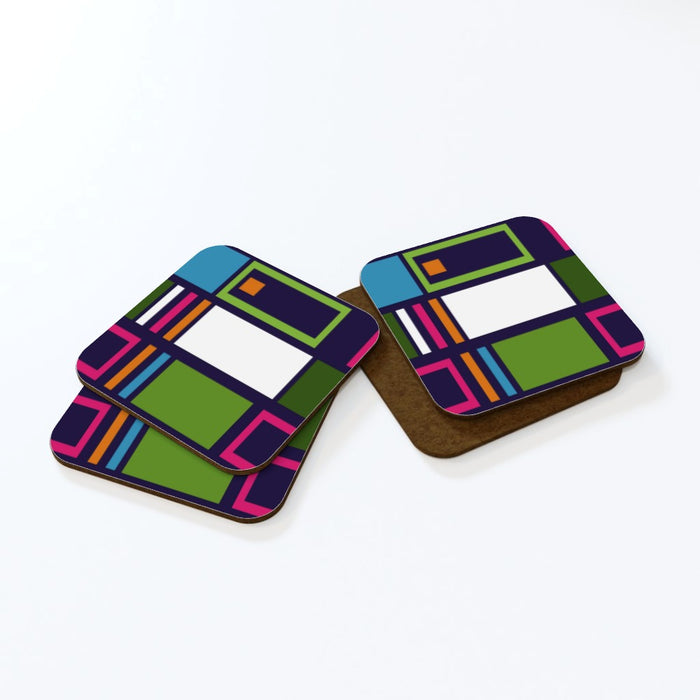 Coasters - Abstract Blocks - printonitshop