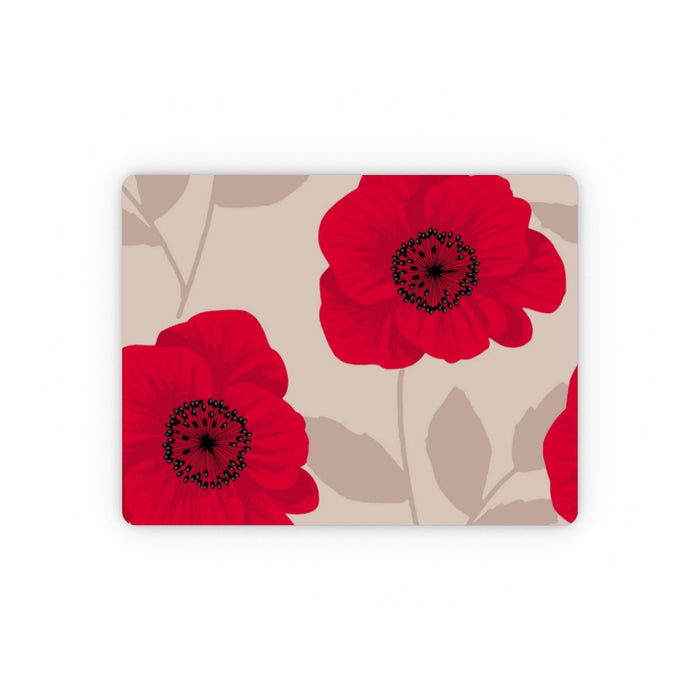 Placemat - Red Flowers - printonitshop