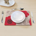 Placemat - Red Flowers - printonitshop