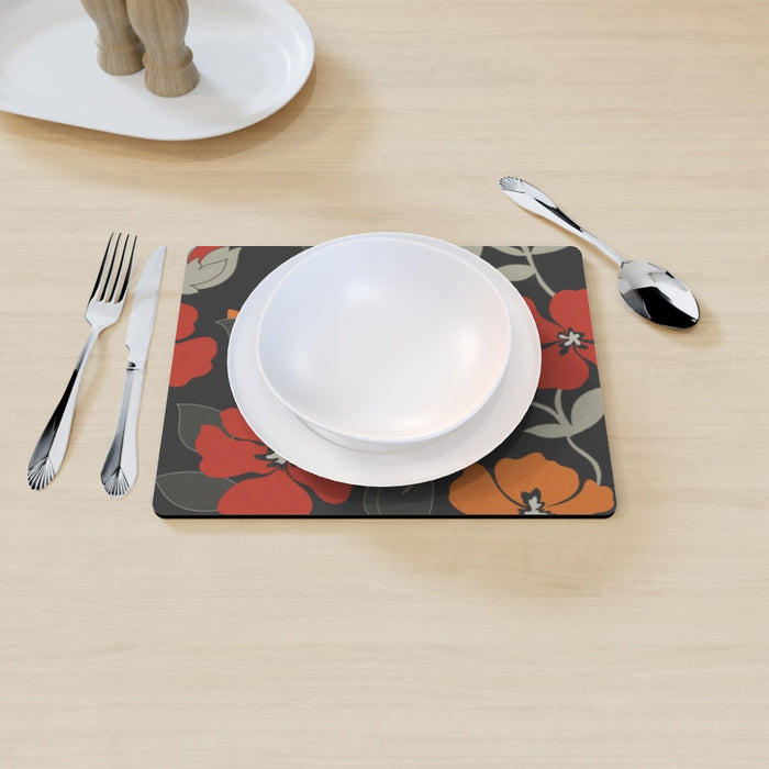 Placemat - Orange Flowers - printonitshop