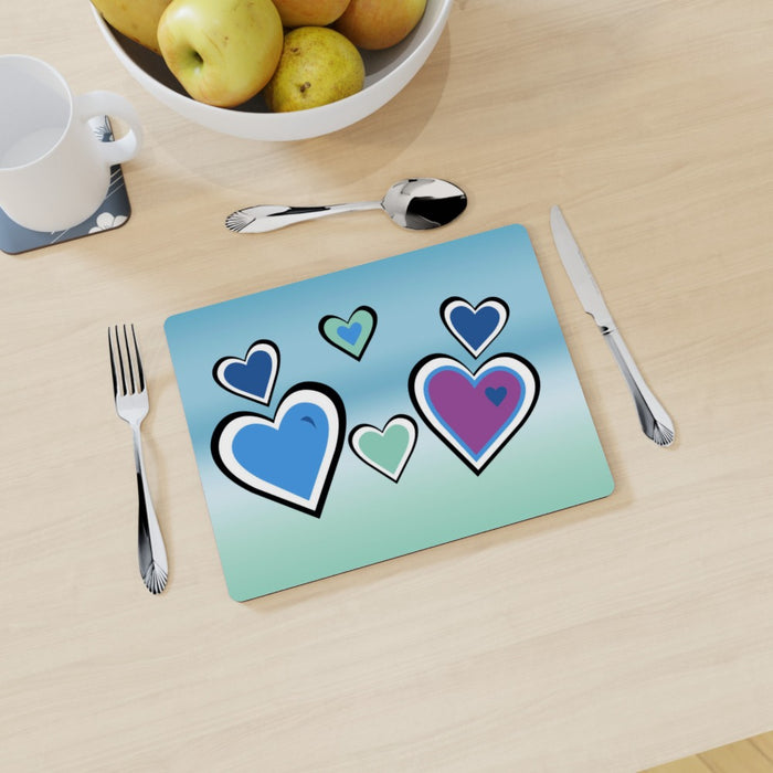 Placemat - Hearts - printonitshop