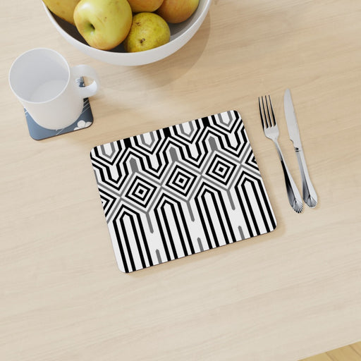 Placemat - Black and White Structured - printonitshop