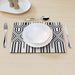 Placemat - Black and White Structured - printonitshop