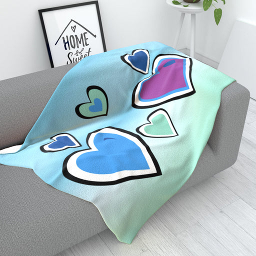 Blanket - Hearts - printonitshop