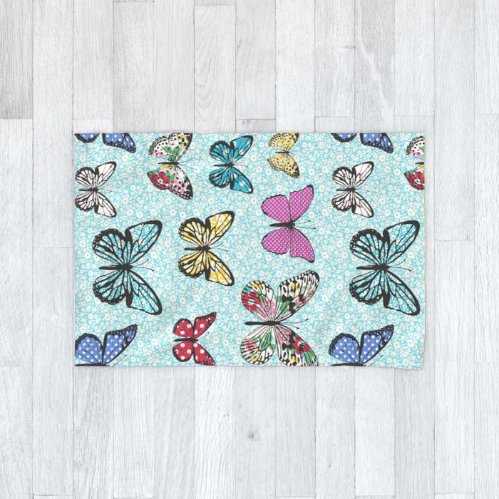 Blanket - Floral Butterflies - printonitshop