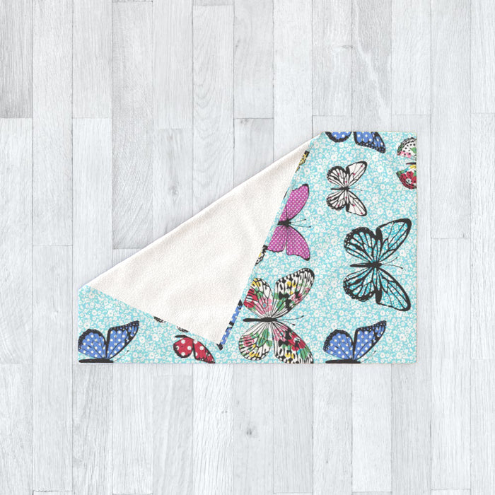 Blanket - Floral Butterflies - printonitshop