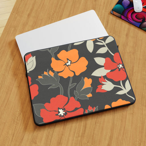 Laptop Skin - Orange Flowers - printonitshop