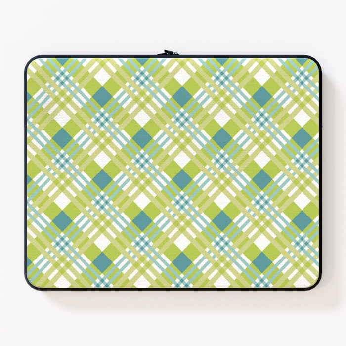 Laptop Skin - Green Cross Stitch - printonitshop