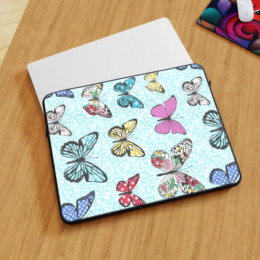 Laptop Skin - Floral Butterflies - printonitshop