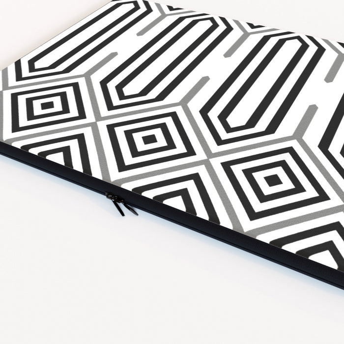 Laptop SKin - Black and White Structure - printonitshop