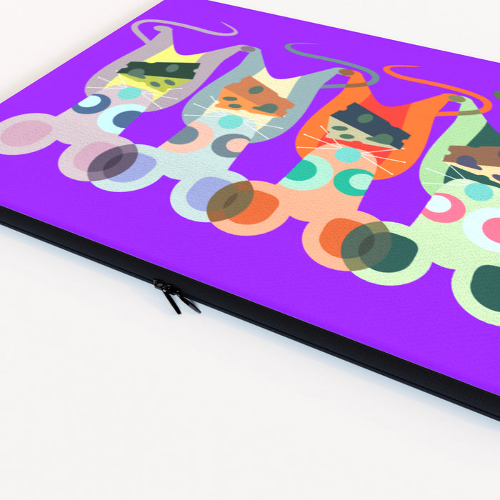 Laptop Skin - Mice on Purple - printonitshop