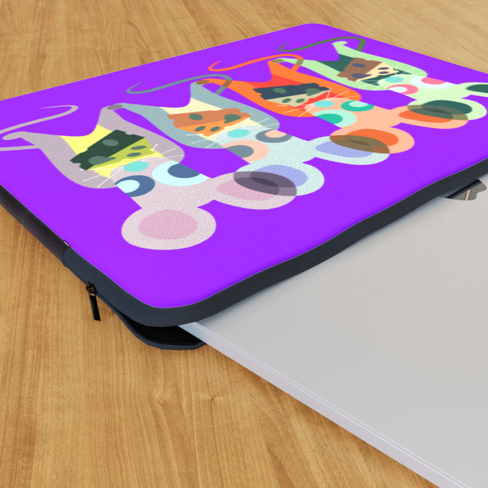 Laptop Skin - Mice on Purple - printonitshop