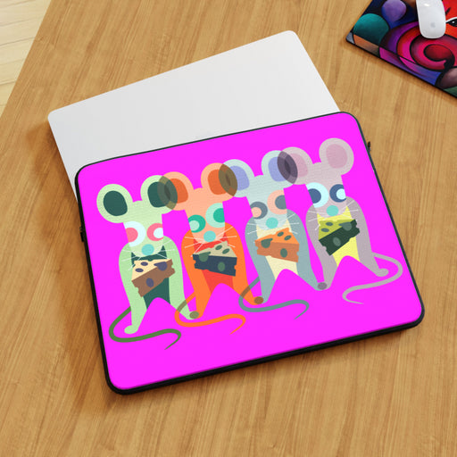 Laptop Skin - Mice on Pink - printonitshop