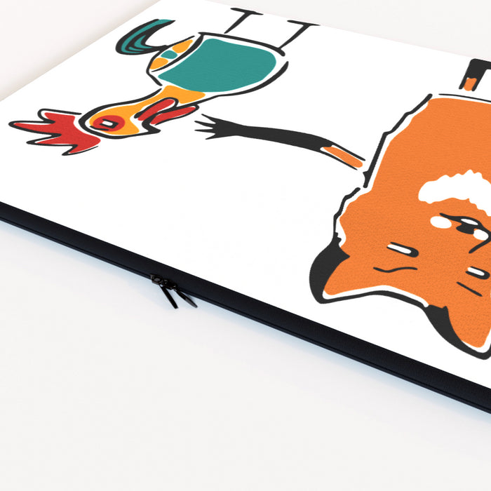 Laptop Skin - Fox and Chicken - printonitshop