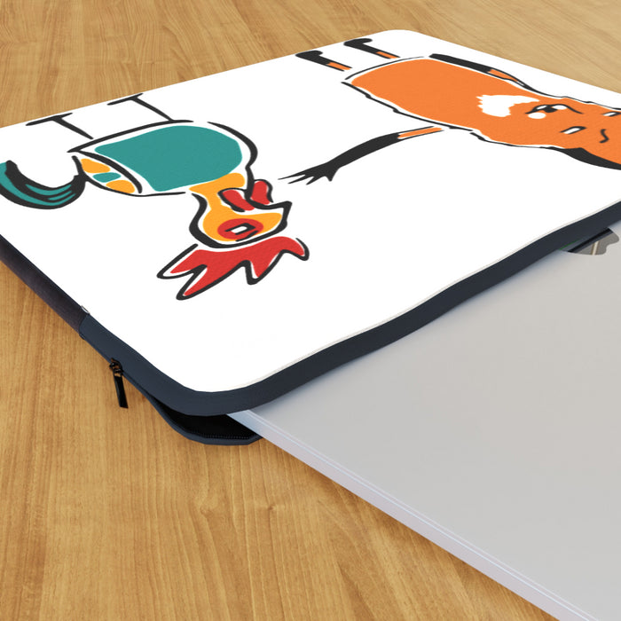 Laptop Skin - Fox and Chicken - printonitshop