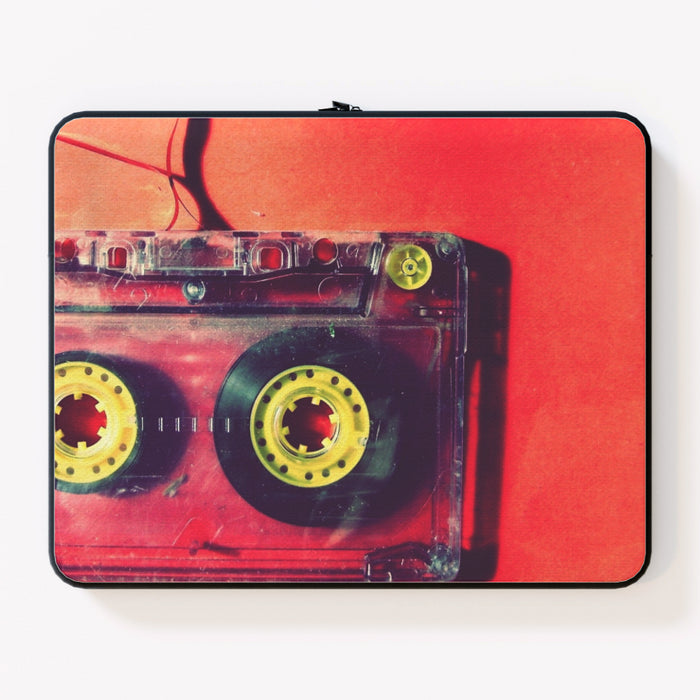 Laptop Skin - Cassette Red - printonitshop