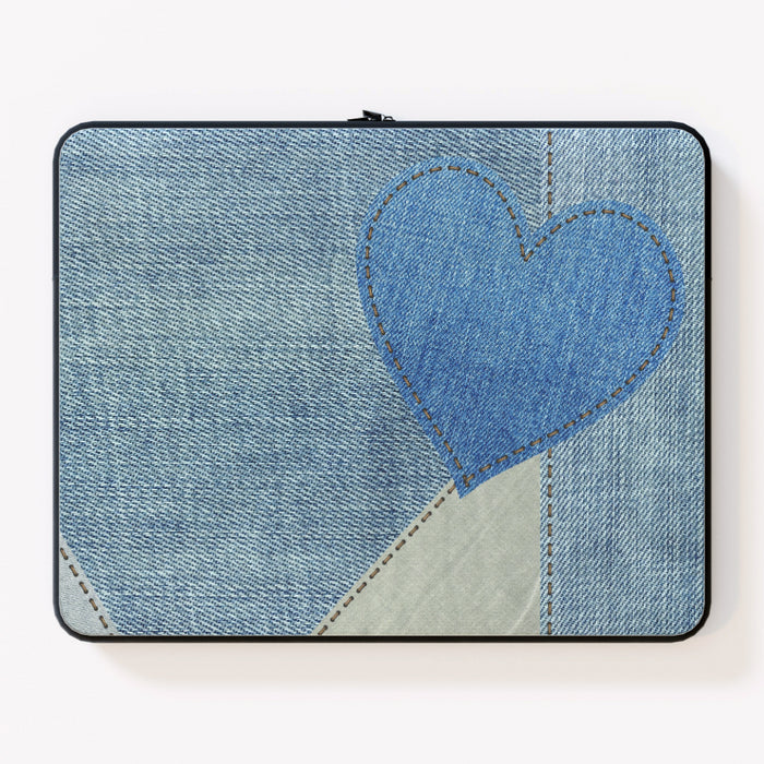 Laptop Skin - Denim Heart - printonitshop