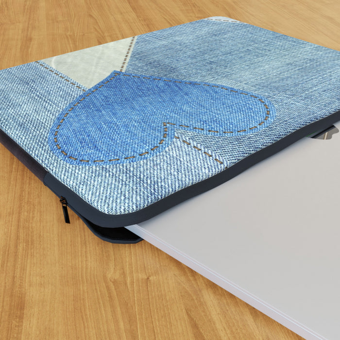 Laptop Skin - Denim Heart - printonitshop