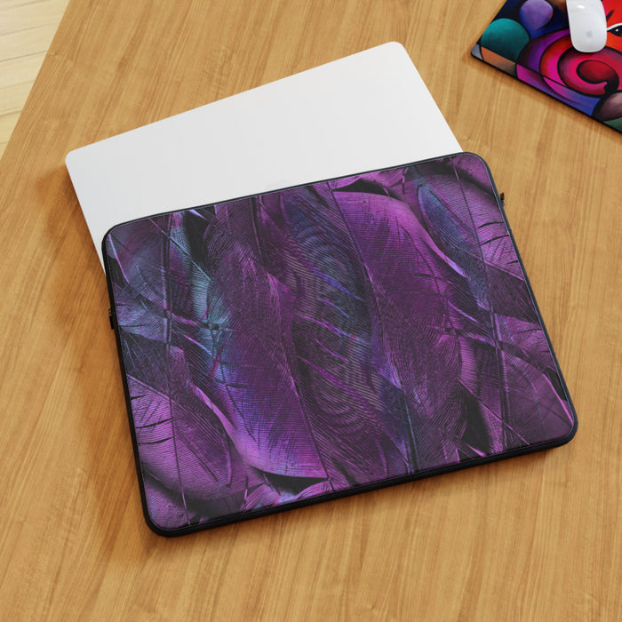 Laptop Skin - Purple Feathers - printonitshop