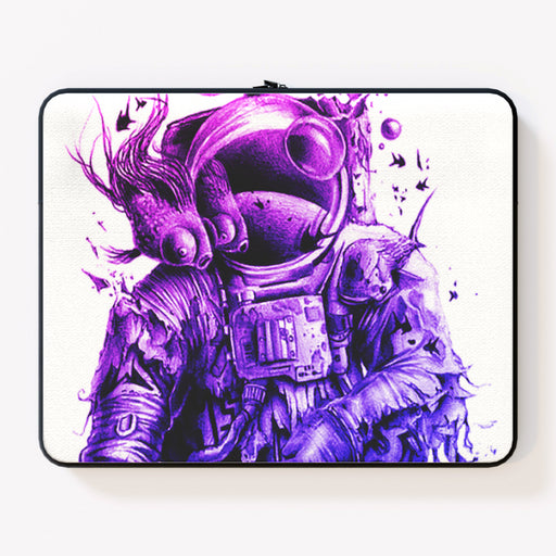 Laptop Skin - Aqua Spaceman - printonitshop