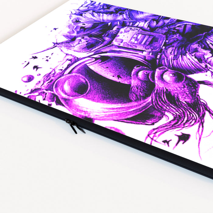 Laptop Skin - Aqua Spaceman - printonitshop