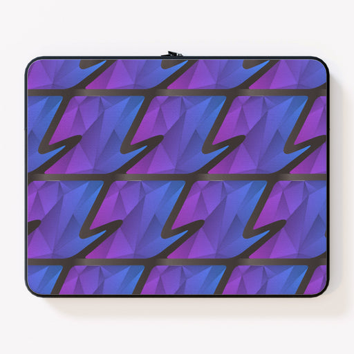 Laptop Skin - Abstract Waves Blue/Purple - printonitshop