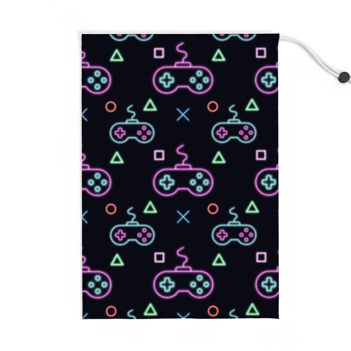 Jumbo Santa Sack - Gaming Neon Black - Print On It